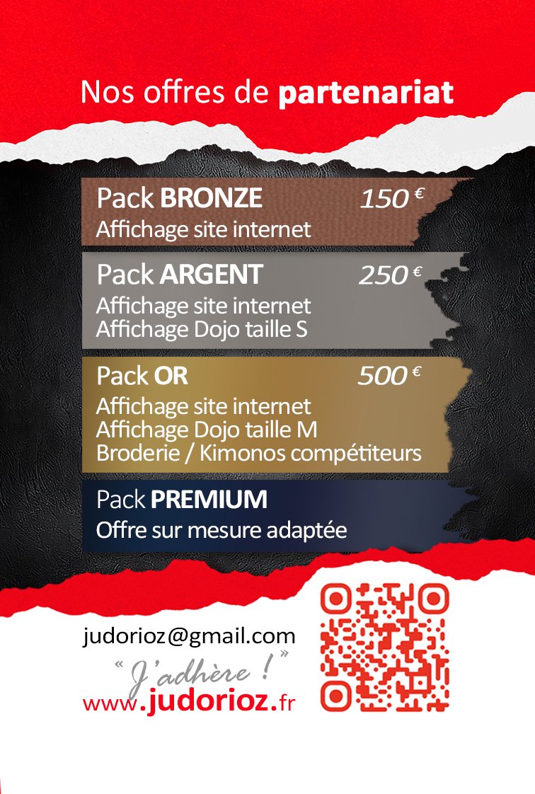 Offres de partenariat Judo Rioz